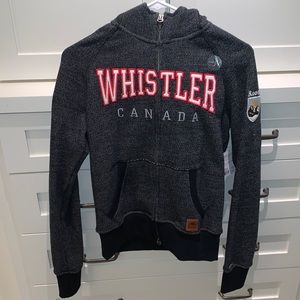 roots zip up sweatshirt